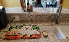 Load image into Gallery viewer, Golden Retriever Dish Drying Mat – Absorbent, Artistic Kitchen Essentials SS8908DDM