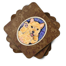 Load image into Gallery viewer, Norwich Terrier Coasters - Set of 4 Lightweight Foam, Absorbent Drink Coasters