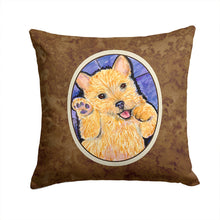 Load image into Gallery viewer, Norwich Terrier Throw Pillow - 14x14 Decorative Pillow – Art for Your Home &amp; Patio