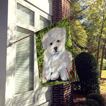 Load image into Gallery viewer, Bichon Frise Flag Canvas House Size