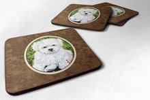 Load image into Gallery viewer, Bichon Frise Coasters - Set of 4 Lightweight Foam, Absorbent Drink Coasters