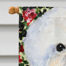 Load image into Gallery viewer, Bichon Frise Flag Canvas House Size