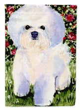 Load image into Gallery viewer, Bichon Frise Flag Canvas House Size