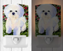 Load image into Gallery viewer, Bichon Frise Ceramic Night Light SS8914CNL