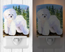 Load image into Gallery viewer, Bichon Frise Ceramic Night Light SS8916CNL