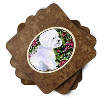 Load image into Gallery viewer, Bichon Frise Coasters - Set of 4 Lightweight Foam, Absorbent Drink Coasters