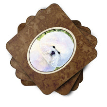 Load image into Gallery viewer, Bichon Frise Coasters - Set of 4 Lightweight Foam, Absorbent Drink Coasters