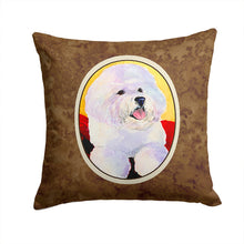 Load image into Gallery viewer, Bichon Frise Throw Pillow - 14x14 Decorative Pillow – Art for Your Home &amp; Patio