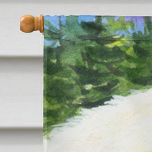 Load image into Gallery viewer, Great Pyrenees Flag Canvas House Size