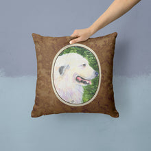 Load image into Gallery viewer, Great Pyrenees Throw Pillow - 14x14 Decorative Pillow – Art for Your Home &amp; Patio