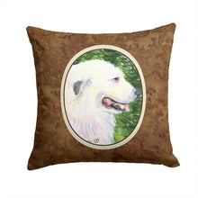 Load image into Gallery viewer, Great Pyrenees Throw Pillow - 14x14 Decorative Pillow – Art for Your Home &amp; Patio