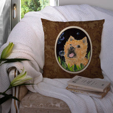 Load image into Gallery viewer, Cairn Terrier Throw Pillow - 14x14 Decorative Pillow – Art for Your Home &amp; Patio