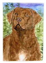 Load image into Gallery viewer, Chesapeake Bay Retriever Flag Canvas House Size