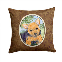 Load image into Gallery viewer, Norwich Terrier Throw Pillow - 14x14 Decorative Pillow – Art for Your Home &amp; Patio