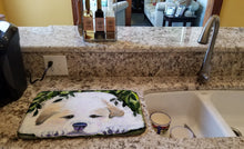 Load image into Gallery viewer, Golden Retriever Dish Drying Mat – Absorbent, Artistic Kitchen Essentials SS8944DDM