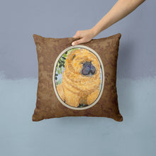 Load image into Gallery viewer, Chow Chow Throw Pillow - 14x14 Decorative Pillow – Art for Your Home &amp; Patio