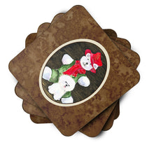 Load image into Gallery viewer, Bichon Frise Coasters - Set of 4 Lightweight Foam, Absorbent Drink Coasters