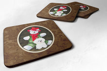 Load image into Gallery viewer, Bichon Frise Coasters - Set of 4 Lightweight Foam, Absorbent Drink Coasters