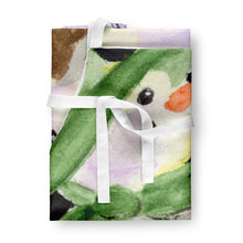Load image into Gallery viewer, Snowman with English Springer Spaniel Apron – Artist-Designed Kitchen, BBQ &amp; Craft Apron