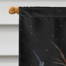 Load image into Gallery viewer, Snowman with Golden Retriever Flag Canvas House Size