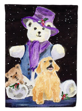 Load image into Gallery viewer, Golden Retriever Flag Canvas House Size