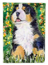 Load image into Gallery viewer, Bernese Mountain Dog Flag Canvas House Size