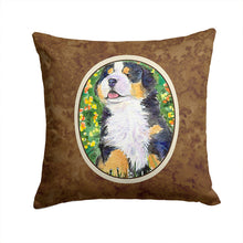 Load image into Gallery viewer, Bernese Mountain Dog Throw Pillow - 14x14 Decorative Pillow – Art for Your Home &amp; Patio