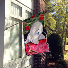 Load image into Gallery viewer, Christmas Tree with  Bichon Frise Flag Canvas House Size