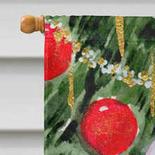 Load image into Gallery viewer, Christmas Tree with  Bichon Frise Flag Canvas House Size