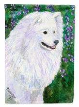 Load image into Gallery viewer, American Eskimo Flag Canvas House Size