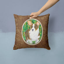 Load image into Gallery viewer, Corgi Throw Pillow - 14x14 Decorative Pillow – Art for Your Home &amp; Patio