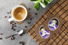 Load image into Gallery viewer, Fox Terrier Coasters - Set of 4 Lightweight Foam, Absorbent Drink Coasters
