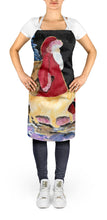 Load image into Gallery viewer, Santa Claus with  Golden Retriever Apron – Artist-Designed Kitchen, BBQ &amp; Craft Apron