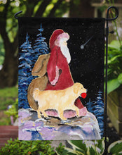 Load image into Gallery viewer, Santa Claus with  Golden Retriever Garden Flag - Outdoor Decorative Yard Flag