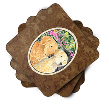 Load image into Gallery viewer, Golden Retriever Coasters - Set of 4 Lightweight Foam, Absorbent Drink Coasters