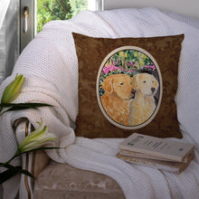 Load image into Gallery viewer, Golden Retriever Throw Pillow - 14x14 Decorative Pillow – Art for Your Home &amp; Patio