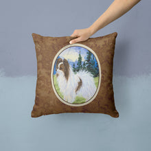 Load image into Gallery viewer, Papillon Throw Pillow - 14x14 Decorative Pillow – Art for Your Home &amp; Patio