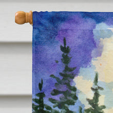 Load image into Gallery viewer, Golden Retriever Flag Canvas House Size