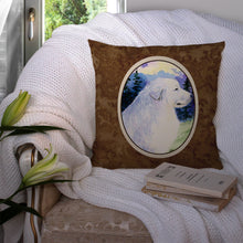 Load image into Gallery viewer, Great Pyrenees Throw Pillow - 14x14 Decorative Pillow – Art for Your Home &amp; Patio