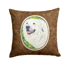 Load image into Gallery viewer, Great Pyrenees Throw Pillow - 14x14 Decorative Pillow – Art for Your Home &amp; Patio