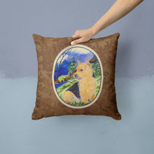 Load image into Gallery viewer, Norwich Terrier Throw Pillow - 14x14 Decorative Pillow – Art for Your Home &amp; Patio