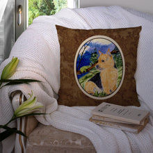 Load image into Gallery viewer, Norwich Terrier Throw Pillow - 14x14 Decorative Pillow – Art for Your Home &amp; Patio