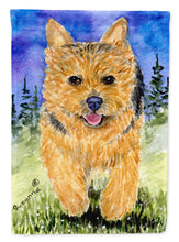 Load image into Gallery viewer, Norwich Terrier Flag Canvas House Size