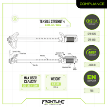 Load image into Gallery viewer, Frontline ST14V Vertical / Horizontal Fixed Beam Clamp for 4" - 14" Wide I-Beams