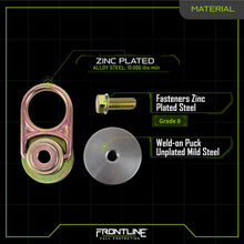Load image into Gallery viewer, Frontline STMP10K-WO + STM10K-SA MEGA Swivel 10k Steel Anchor with Weld-on Puck