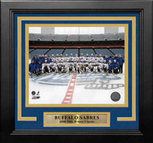 Load image into Gallery viewer, Buffalo Sabres 2008 Winter Classic Line-Up 8" x 10" Framed Hockey Photo