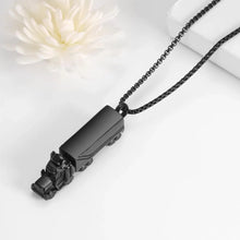 Load image into Gallery viewer, 18 Wheeler Semi Truck Urn Necklace