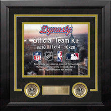 Load image into Gallery viewer, New Orleans Saints Custom NFL Football 11x14 Picture Frame Kit (Multiple Colors)