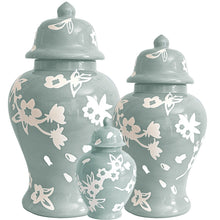 Load image into Gallery viewer, Sakura Ginger Jars in Lamb's Ear Blue