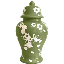 Load image into Gallery viewer, Sakura Ginger Jars in Moss Green